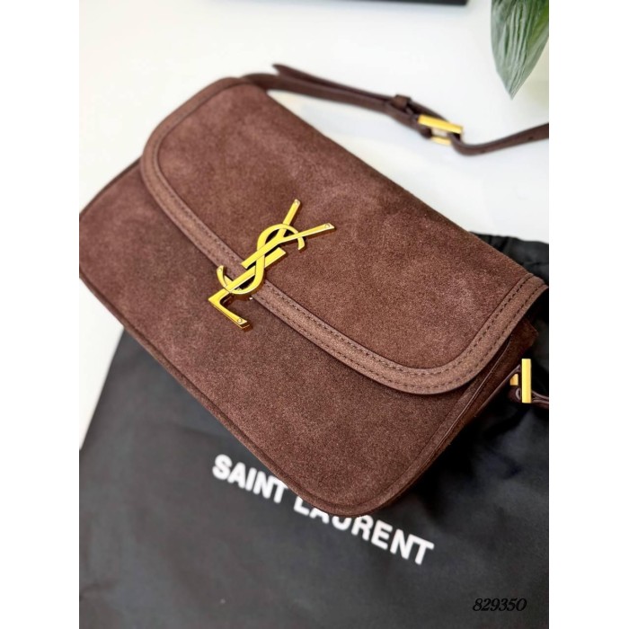 Сумка жіноча Лоран натуральна замша колір: Шоколад