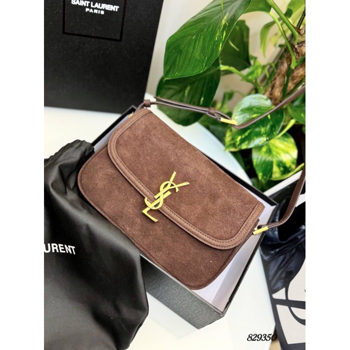 Сумка жіноча Лоран натуральна замша колір: Шоколад