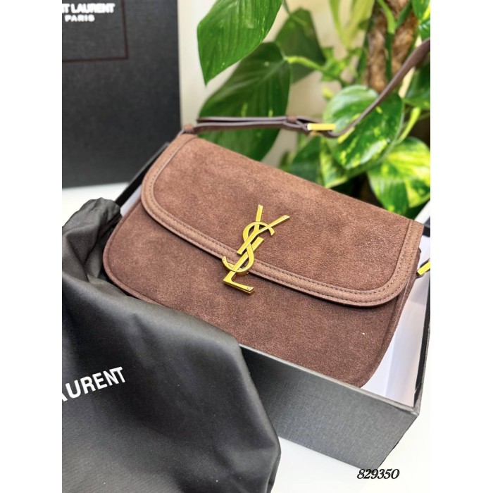 Сумка жіноча Лоран натуральна замша колір: Шоколад