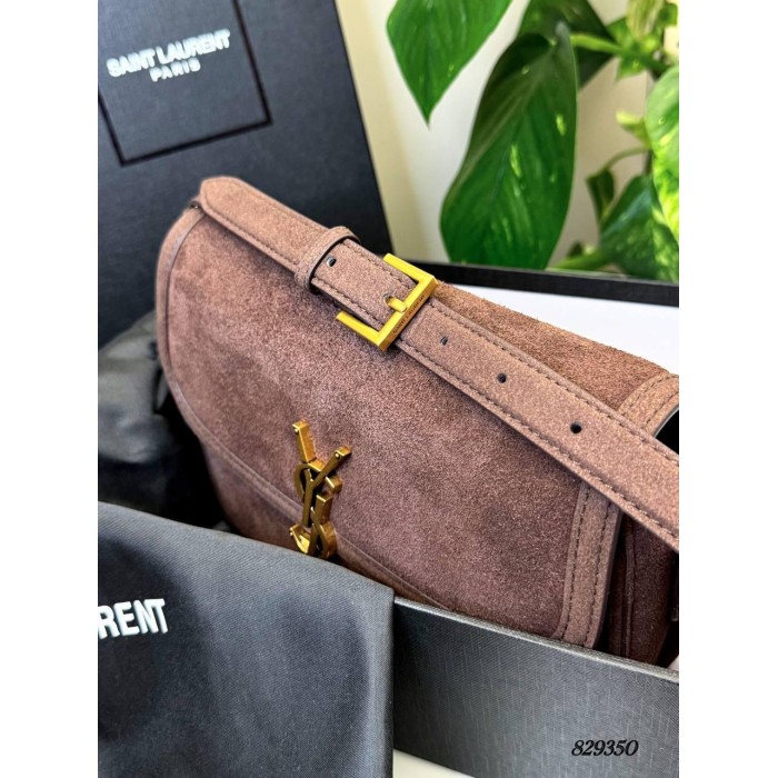 Сумка жіноча Лоран натуральна замша колір: Шоколад